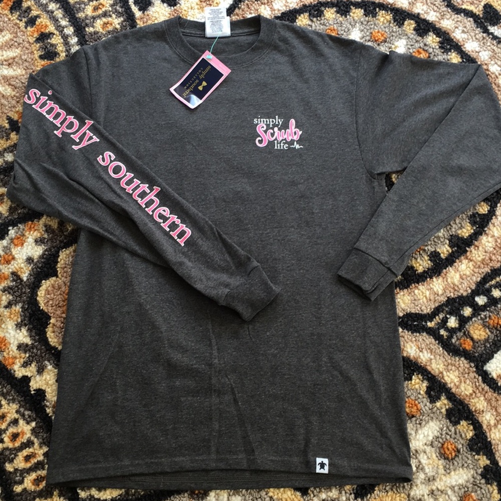 Simply Southern Scrub life long sleeve T-shirt